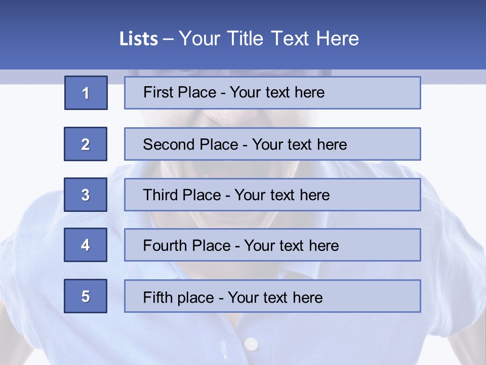 A Man With A Surprised Look On His Face PowerPoint Template