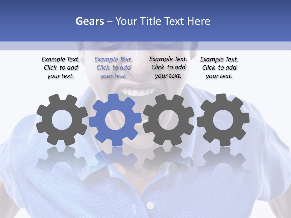 A Man With A Surprised Look On His Face PowerPoint Template