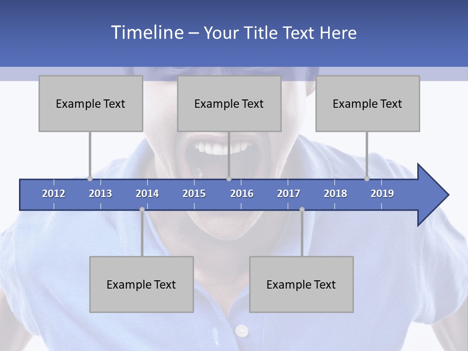 A Man With A Surprised Look On His Face PowerPoint Template
