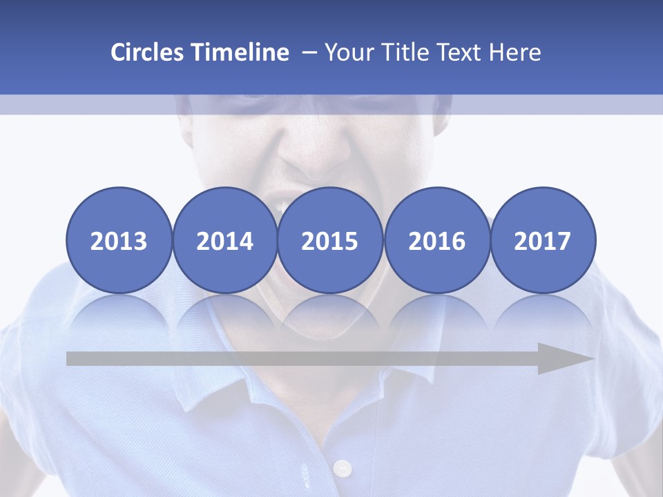 A Man With A Surprised Look On His Face PowerPoint Template