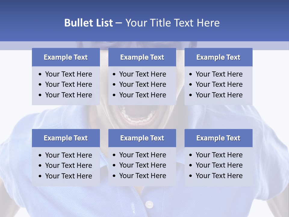 A Man With A Surprised Look On His Face PowerPoint Template