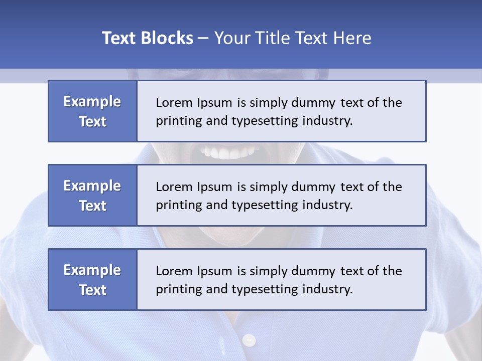A Man With A Surprised Look On His Face PowerPoint Template