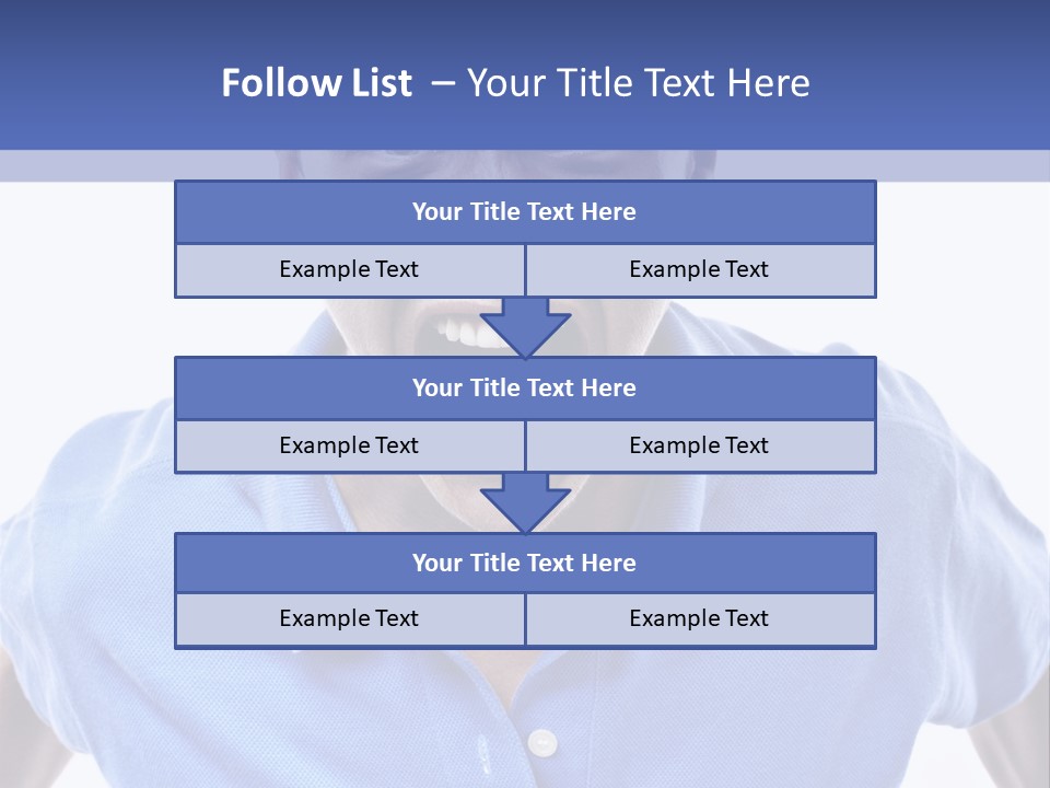 A Man With A Surprised Look On His Face PowerPoint Template