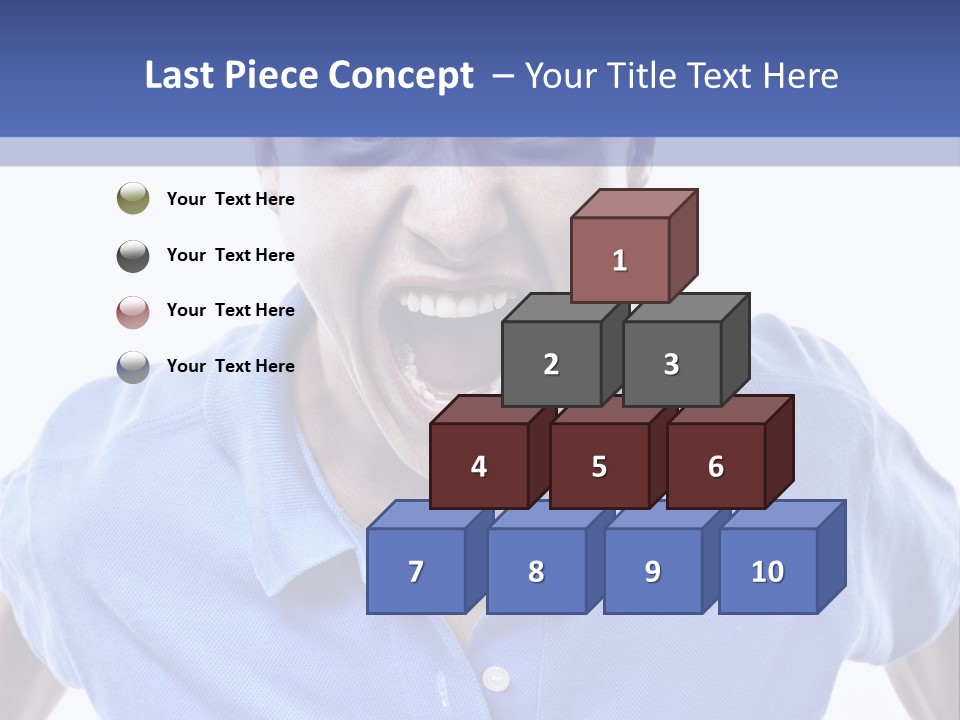 A Man With A Surprised Look On His Face PowerPoint Template
