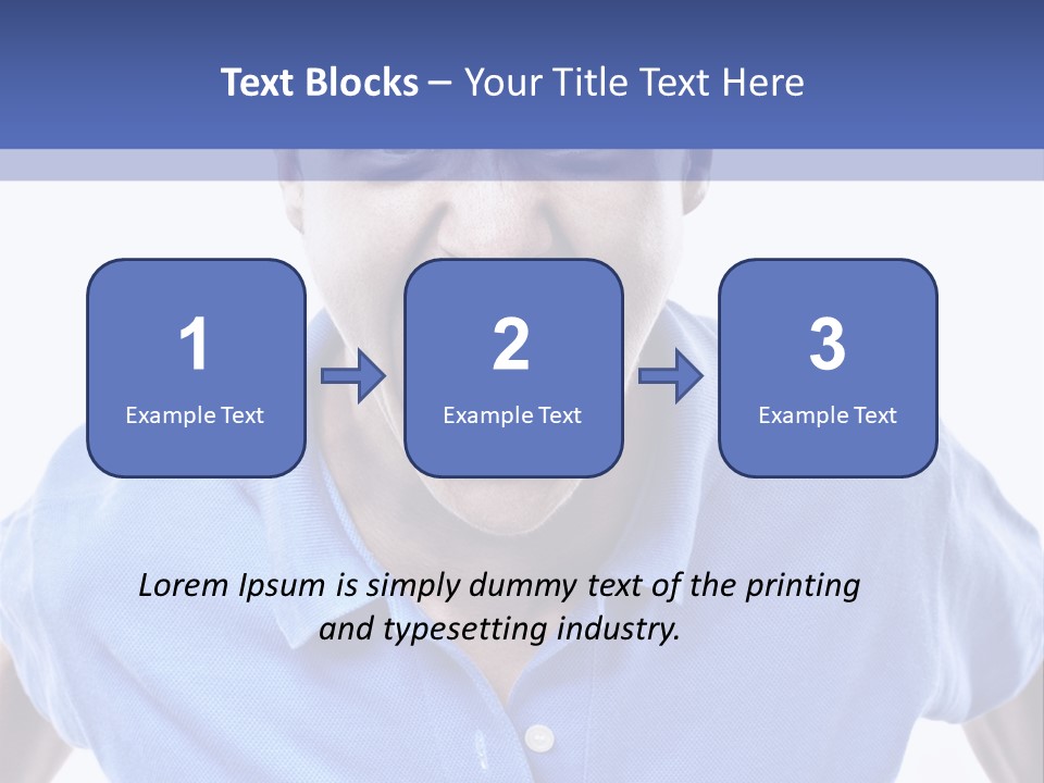 A Man With A Surprised Look On His Face PowerPoint Template