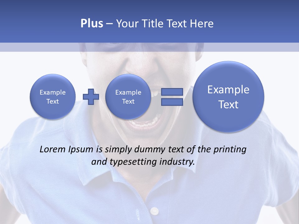 A Man With A Surprised Look On His Face PowerPoint Template