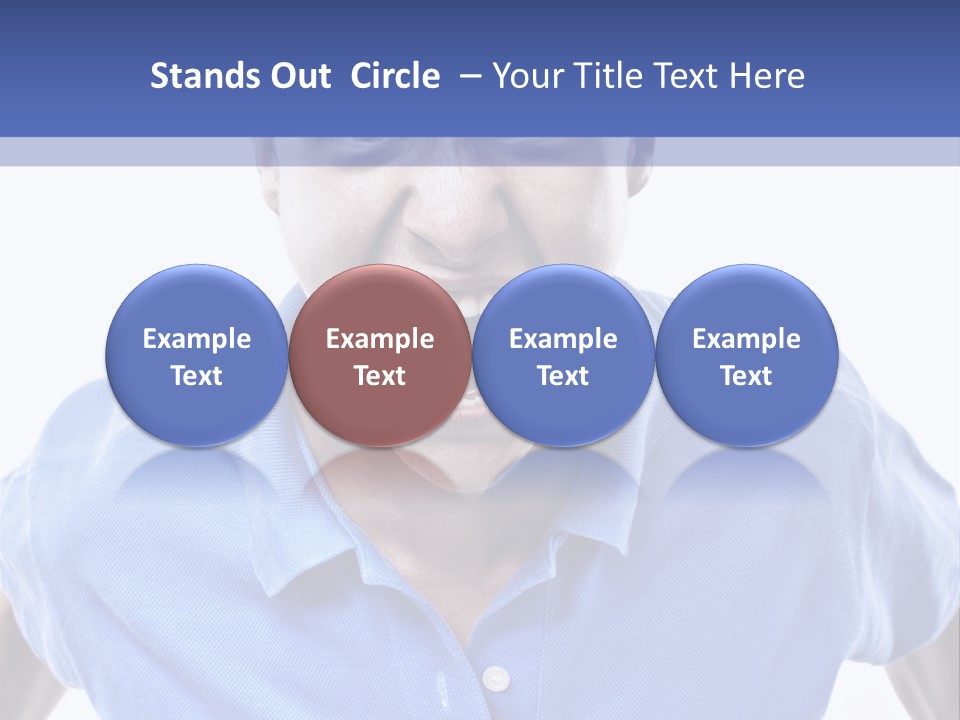 A Man With A Surprised Look On His Face PowerPoint Template