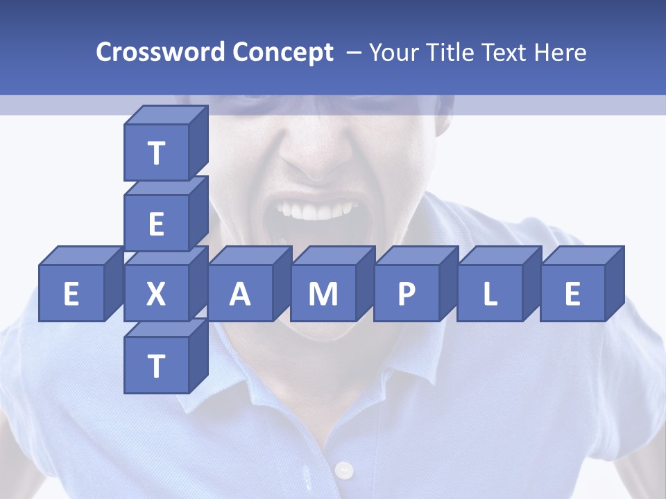 A Man With A Surprised Look On His Face PowerPoint Template