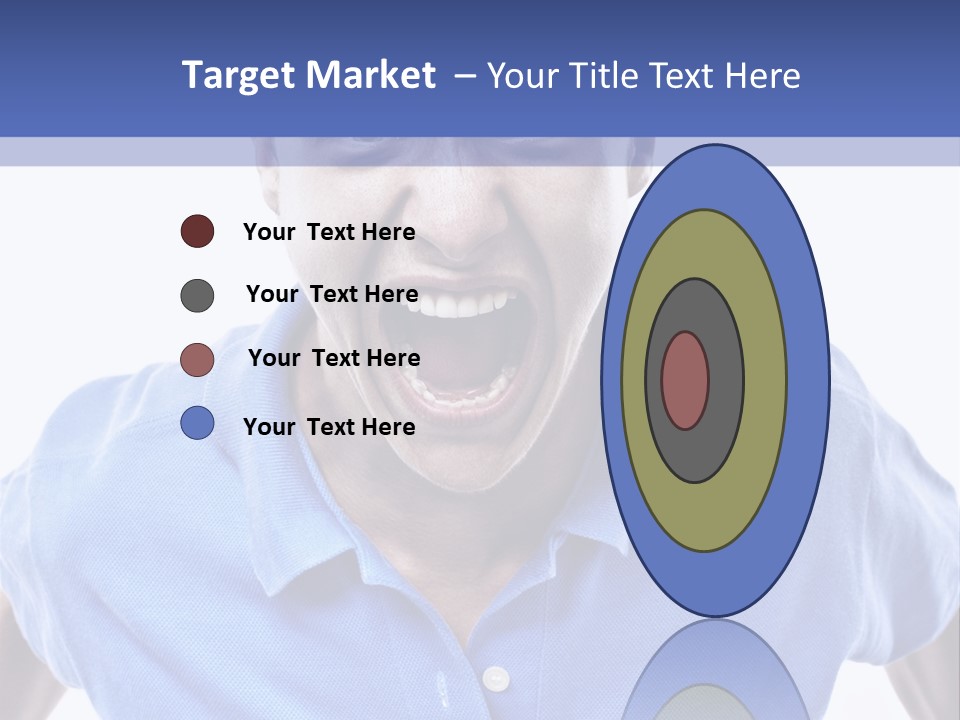 A Man With A Surprised Look On His Face PowerPoint Template