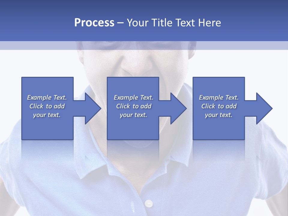 A Man With A Surprised Look On His Face PowerPoint Template
