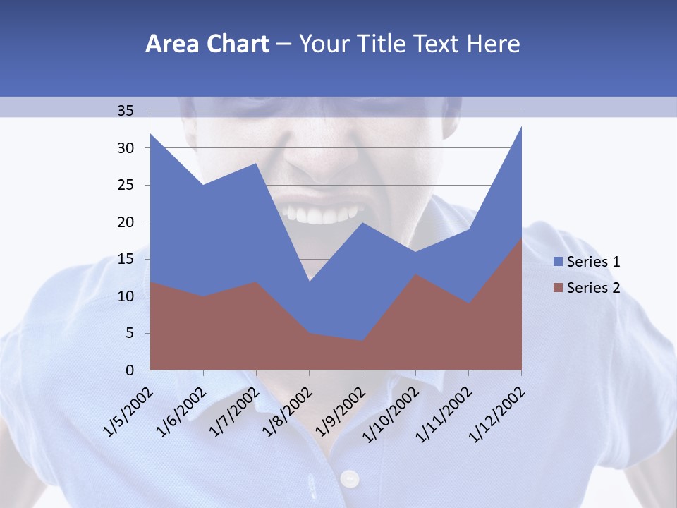 A Man With A Surprised Look On His Face PowerPoint Template