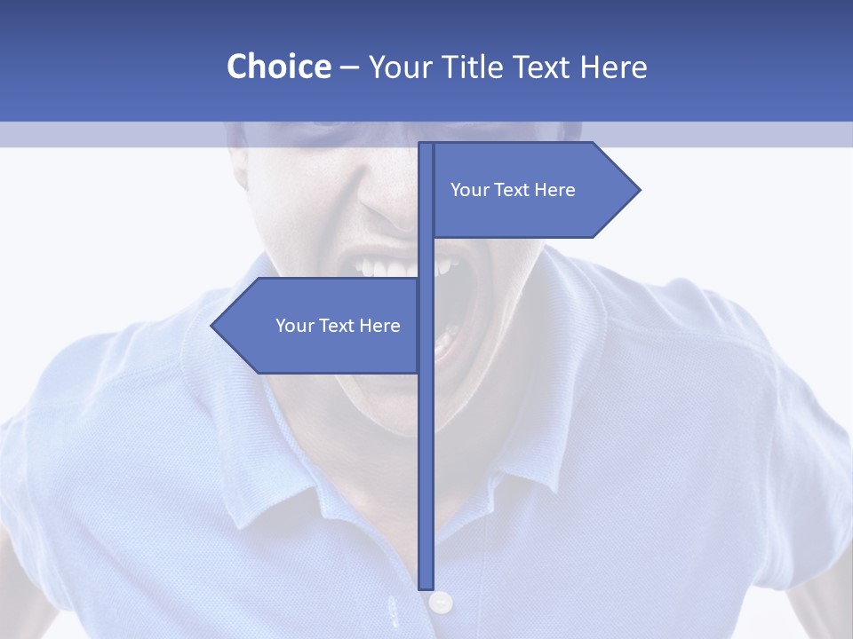 A Man With A Surprised Look On His Face PowerPoint Template