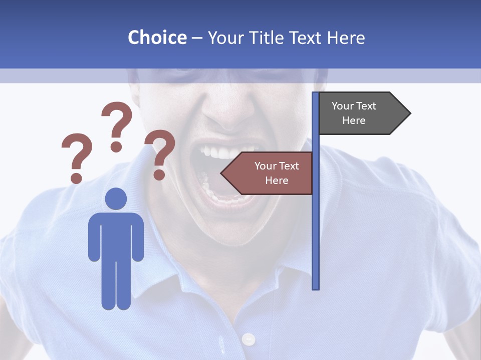 A Man With A Surprised Look On His Face PowerPoint Template
