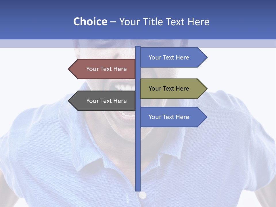 A Man With A Surprised Look On His Face PowerPoint Template