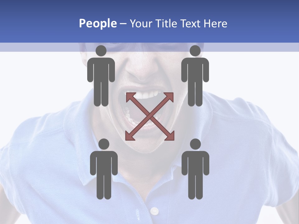 A Man With A Surprised Look On His Face PowerPoint Template