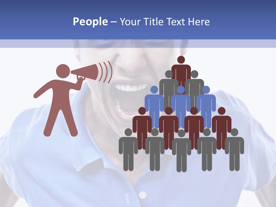 A Man With A Surprised Look On His Face PowerPoint Template