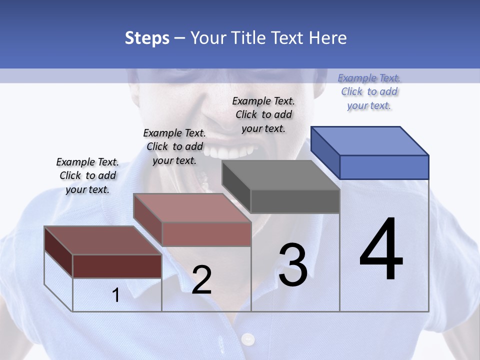 A Man With A Surprised Look On His Face PowerPoint Template