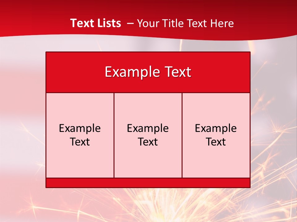 A Sparkler With An American Flag In The Background PowerPoint Template