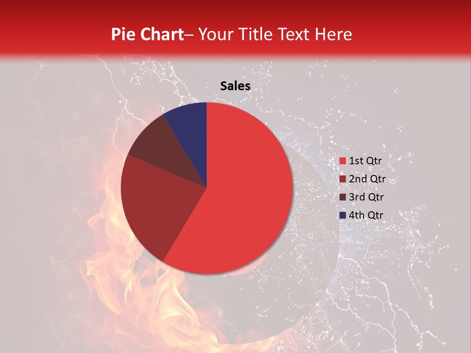 A Record On Fire And Water Powerpoint Template PowerPoint Template