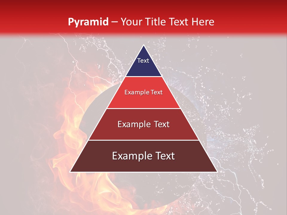 A Record On Fire And Water Powerpoint Template PowerPoint Template