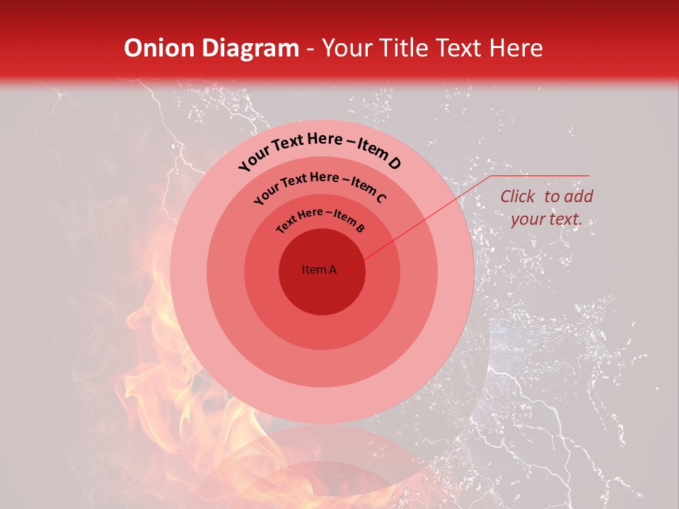 A Record On Fire And Water Powerpoint Template PowerPoint Template