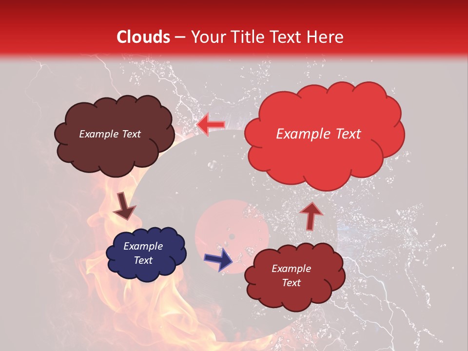 A Record On Fire And Water Powerpoint Template PowerPoint Template
