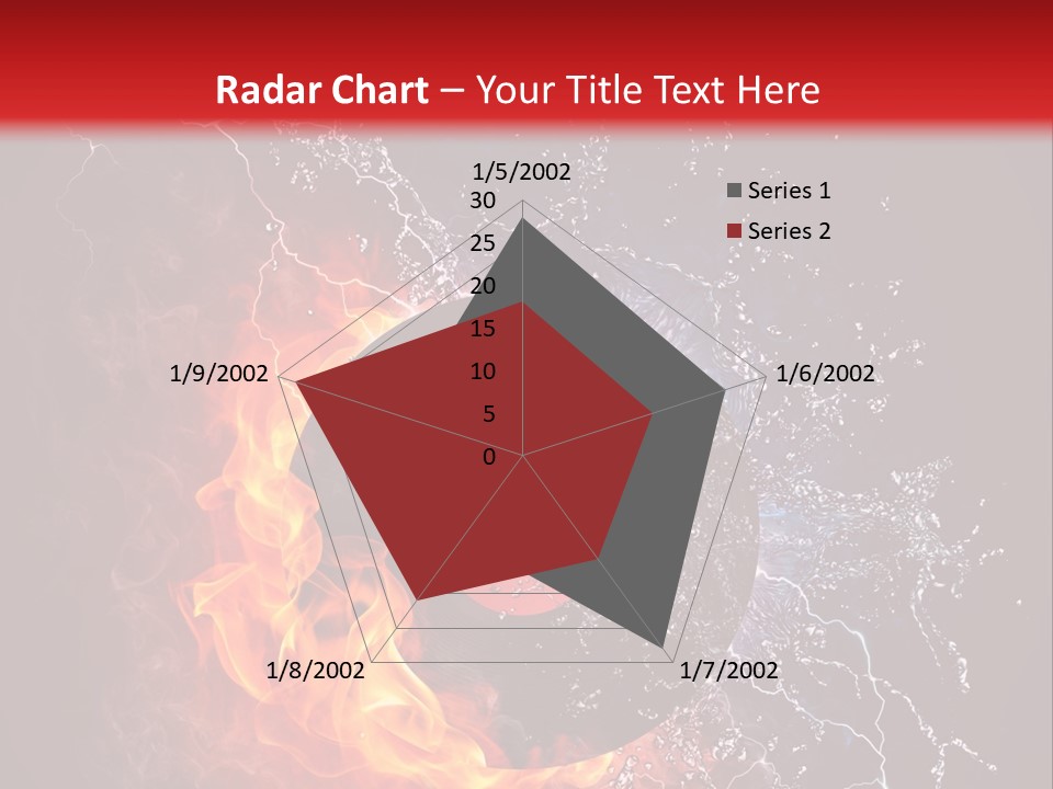 A Record On Fire And Water Powerpoint Template PowerPoint Template