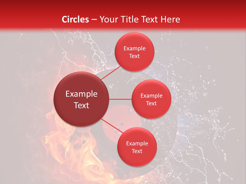 A Record On Fire And Water Powerpoint Template PowerPoint Template