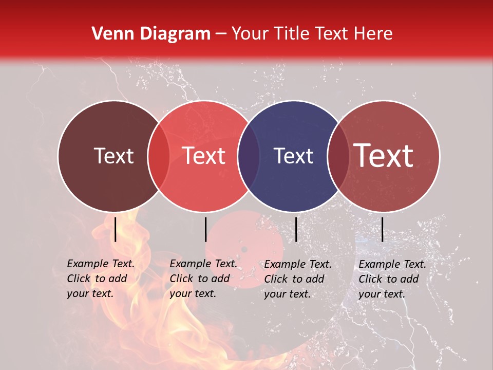 A Record On Fire And Water Powerpoint Template PowerPoint Template