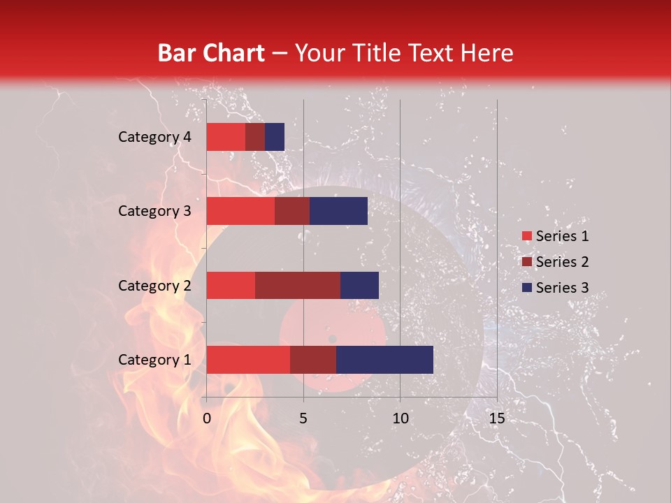 A Record On Fire And Water Powerpoint Template PowerPoint Template