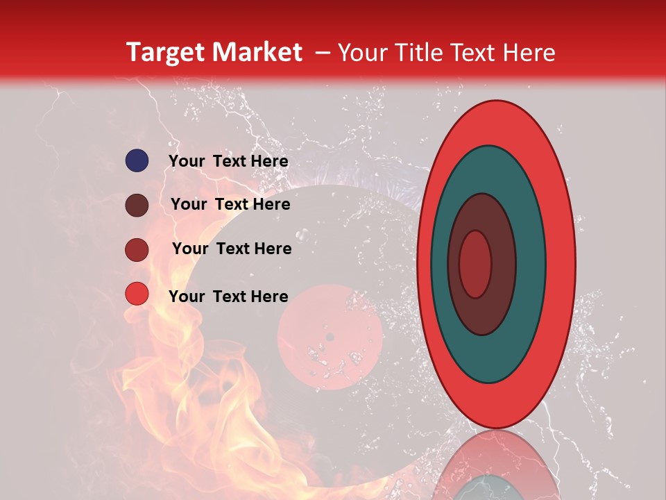 A Record On Fire And Water Powerpoint Template PowerPoint Template