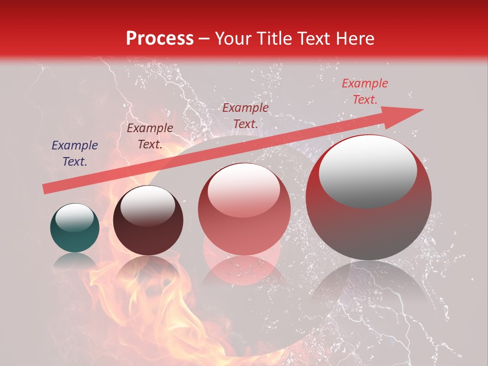 A Record On Fire And Water Powerpoint Template PowerPoint Template