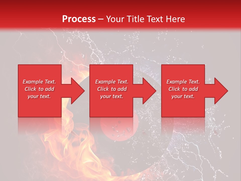 A Record On Fire And Water Powerpoint Template PowerPoint Template
