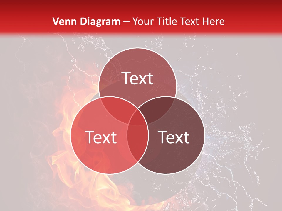 A Record On Fire And Water Powerpoint Template PowerPoint Template