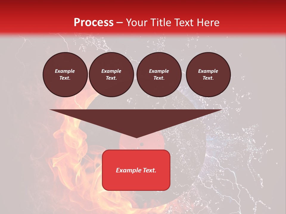 A Record On Fire And Water Powerpoint Template PowerPoint Template