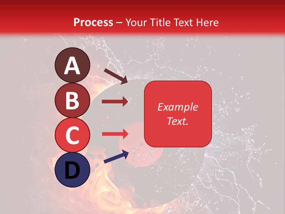 A Record On Fire And Water Powerpoint Template PowerPoint Template