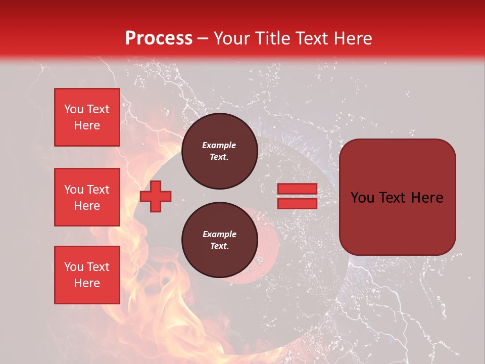 A Record On Fire And Water Powerpoint Template PowerPoint Template