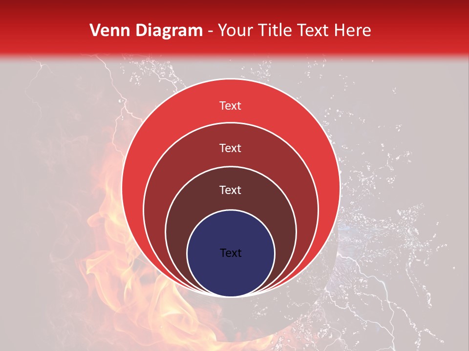 A Record On Fire And Water Powerpoint Template PowerPoint Template