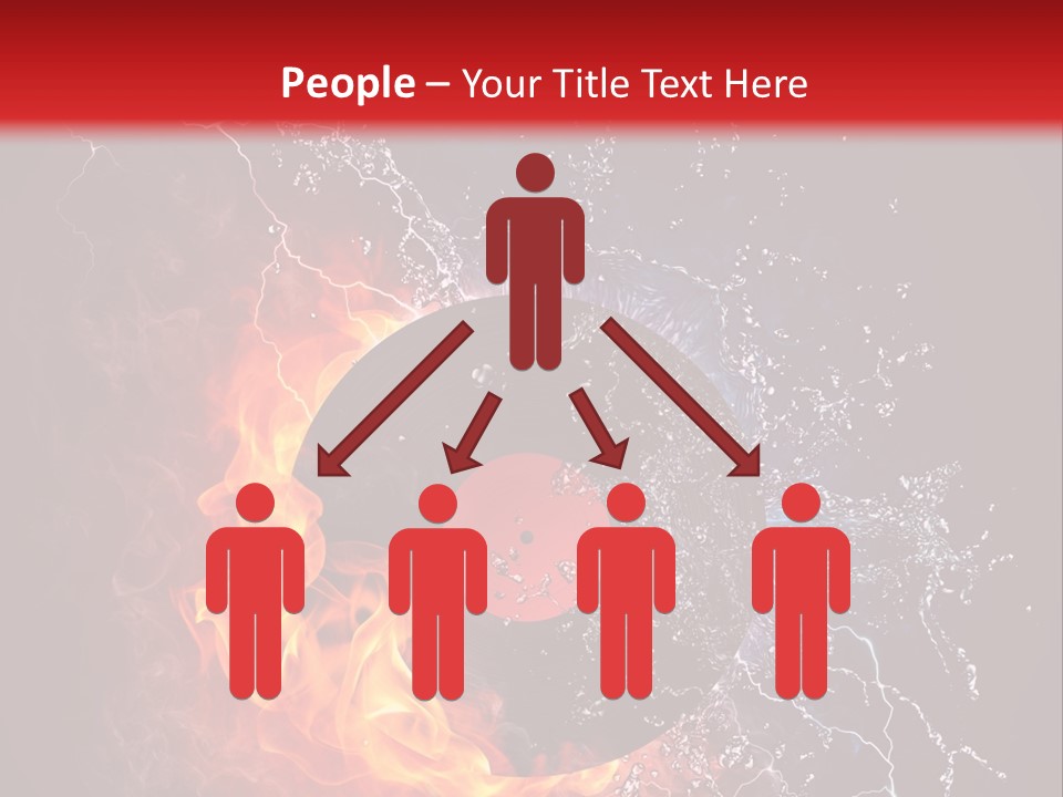 A Record On Fire And Water Powerpoint Template PowerPoint Template