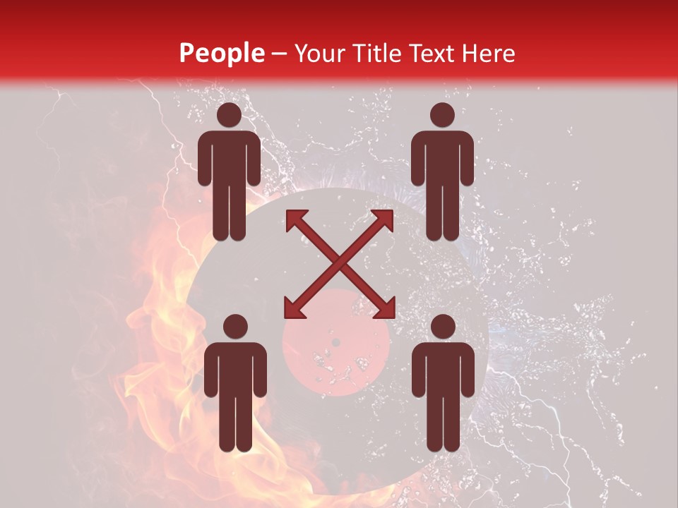 A Record On Fire And Water Powerpoint Template PowerPoint Template