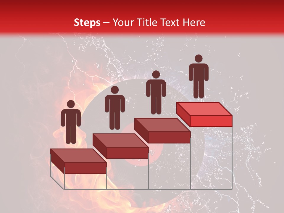 A Record On Fire And Water Powerpoint Template PowerPoint Template