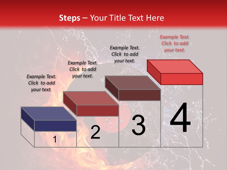 A Record On Fire And Water Powerpoint Template PowerPoint Template