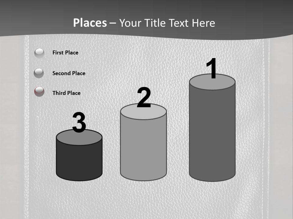 A Black Leather Book On A Wooden Table PowerPoint Template