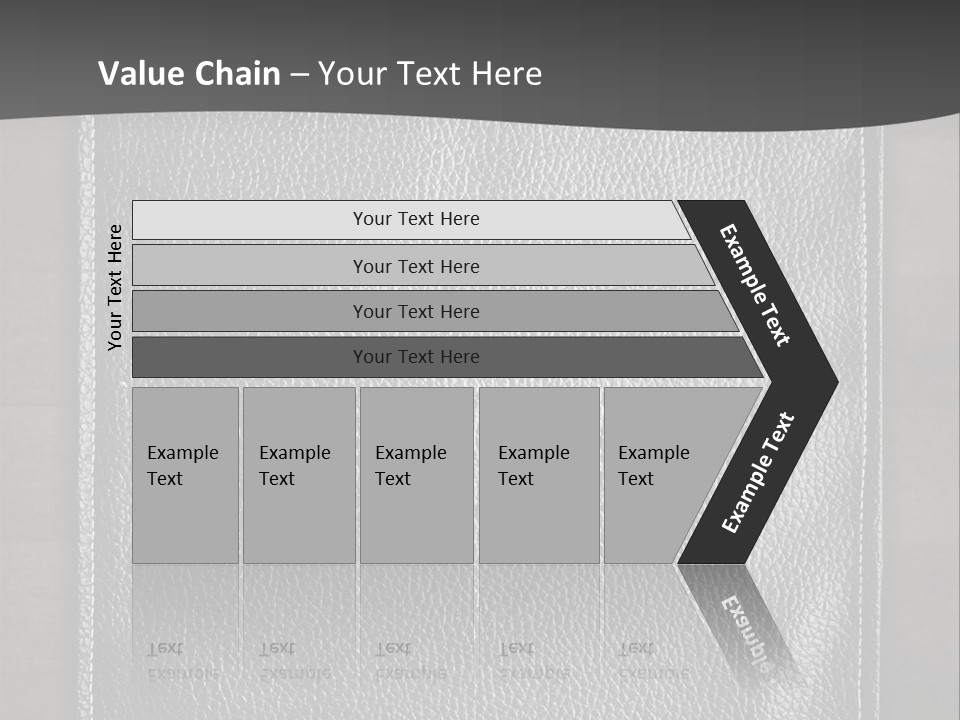 A Black Leather Book On A Wooden Table PowerPoint Template