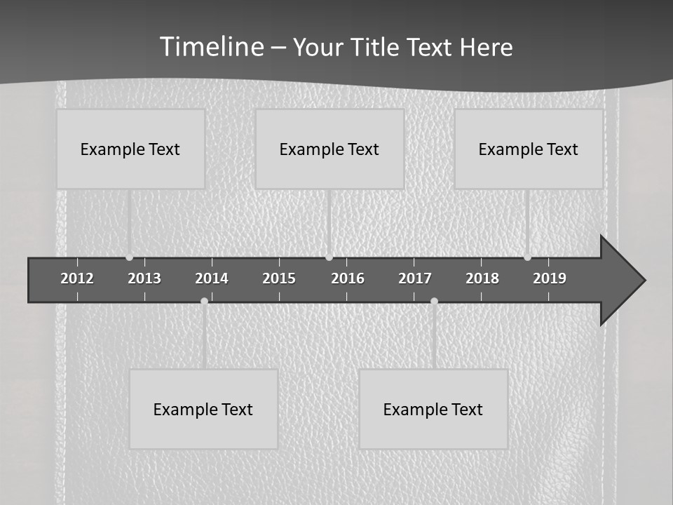 A Black Leather Book On A Wooden Table PowerPoint Template