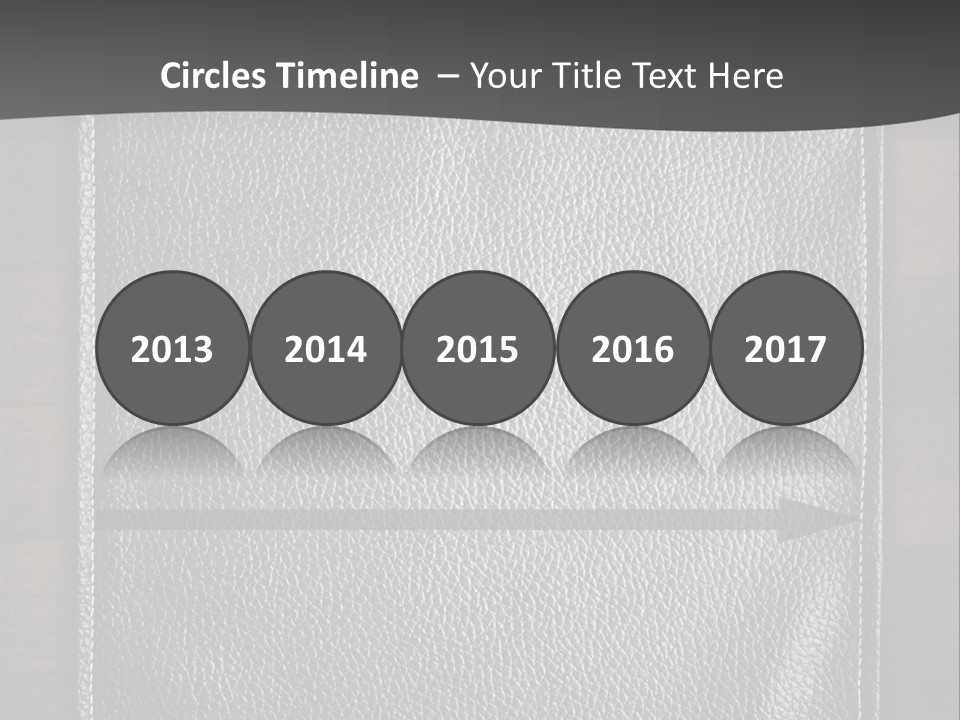 A Black Leather Book On A Wooden Table PowerPoint Template