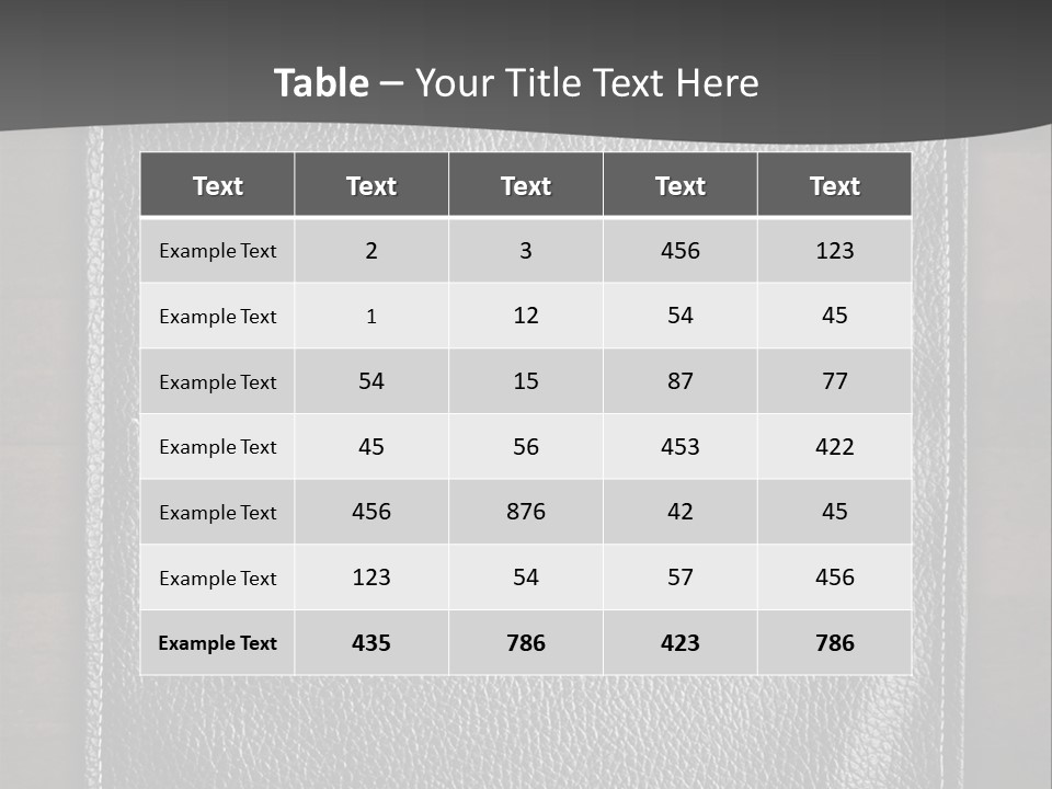 A Black Leather Book On A Wooden Table PowerPoint Template