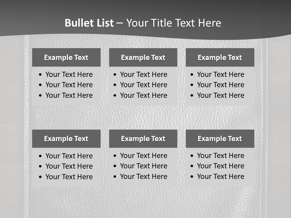 A Black Leather Book On A Wooden Table PowerPoint Template