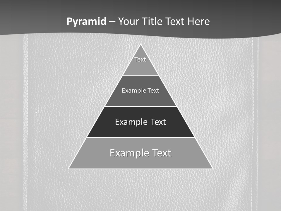 A Black Leather Book On A Wooden Table PowerPoint Template