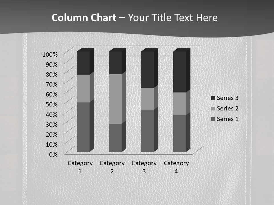 A Black Leather Book On A Wooden Table PowerPoint Template